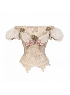 Blood Supply Cupid's Casket of Poems Edward Off-Shoulder Puffed Sleeve Top(Full Payment Without Shipping)